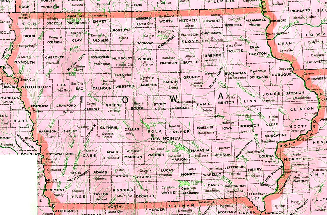 state of iowa map iowa map with cities counties state map map of usa states state of iowa map iowa map with cities counties state map map of usa states