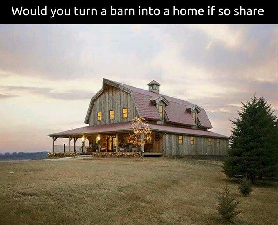 All That Spam Barn Turned Into A House