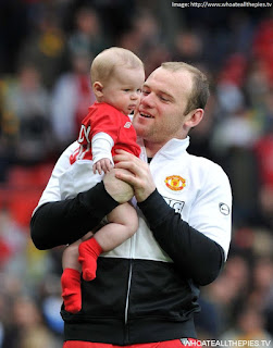Wayne Rooney with son Kai