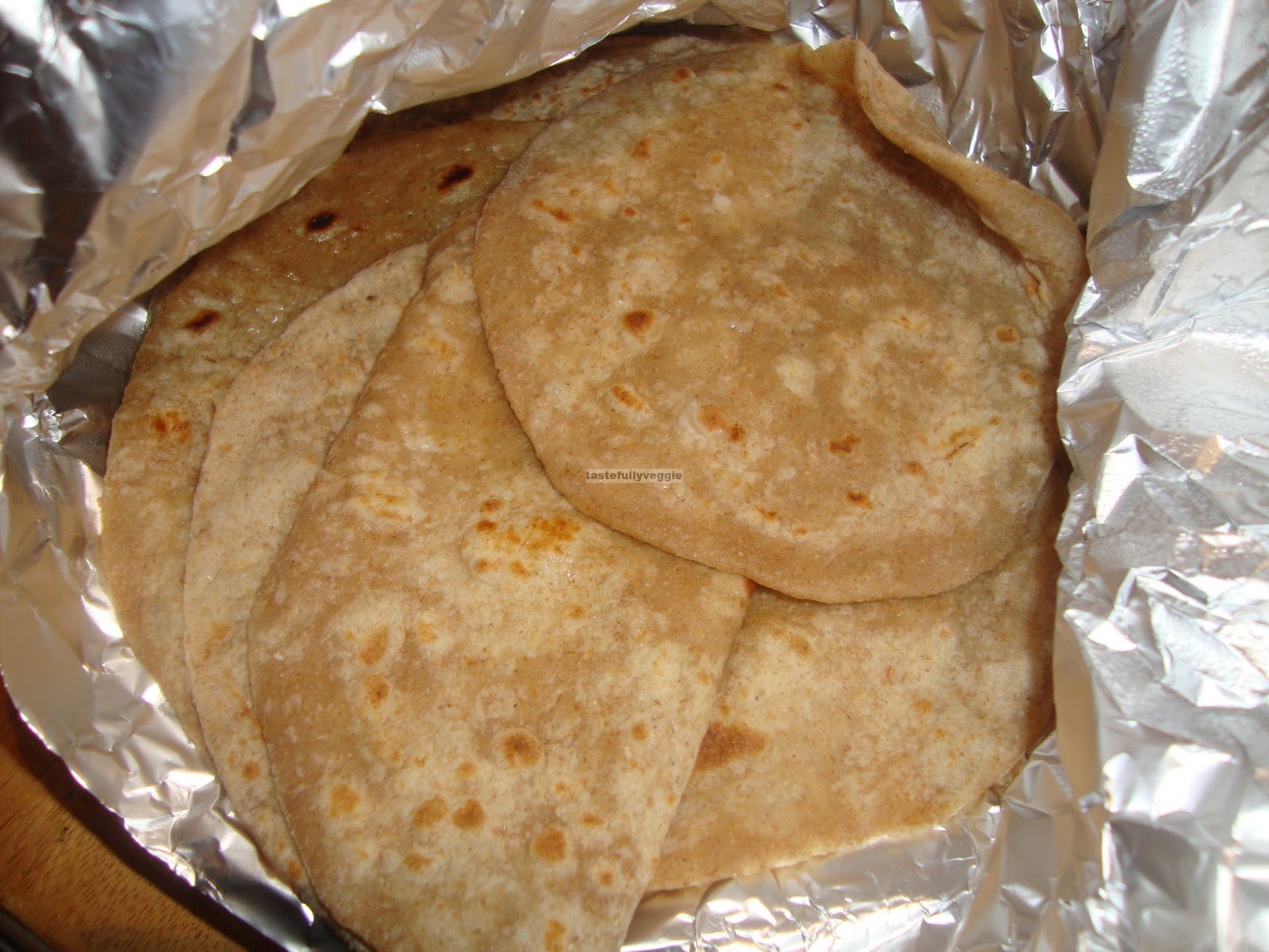 Tastefully Veggie Wheat and Barley Roti