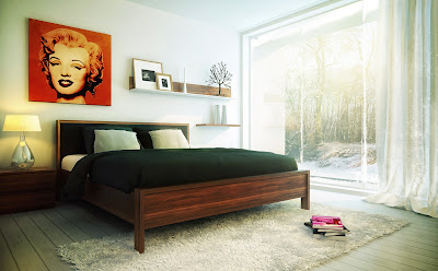 desain interior kamar tidur - gambar 1 - kolom desain