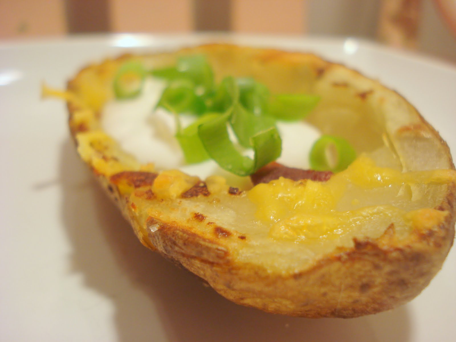 Dame Good Eats Baked Potato Skins