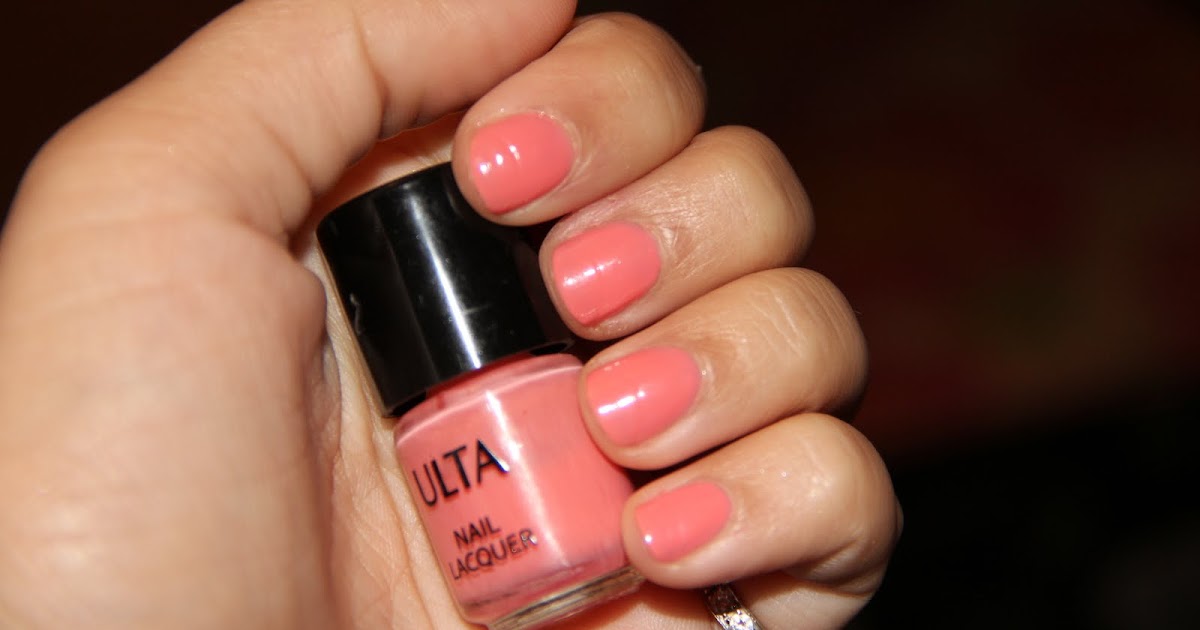 Ulta Nail Laquer in Peach Parfait Kailan Marie A Beauty and