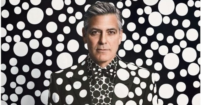 George Clooney x Yayoi Kusama for W Magazine