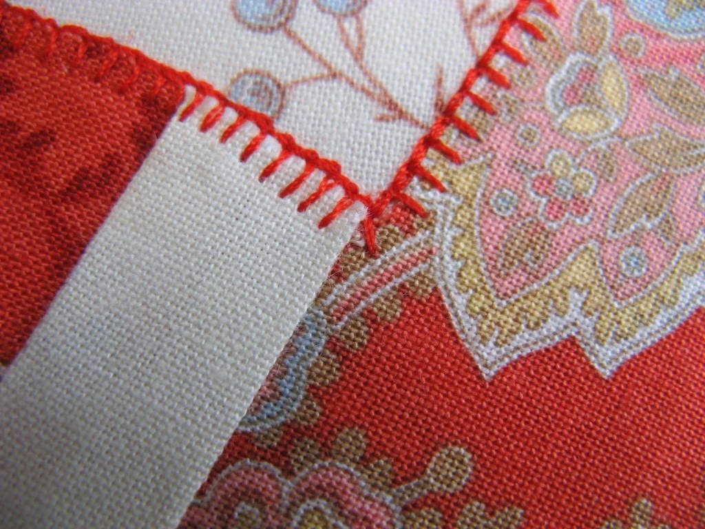 Stitching With 2 Strings Machine Blanket Stitch Applique
