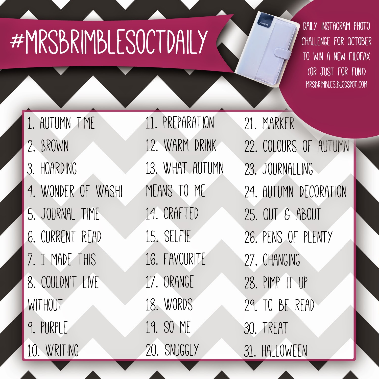 Mrs Brimbles Who's up for the Challenge?