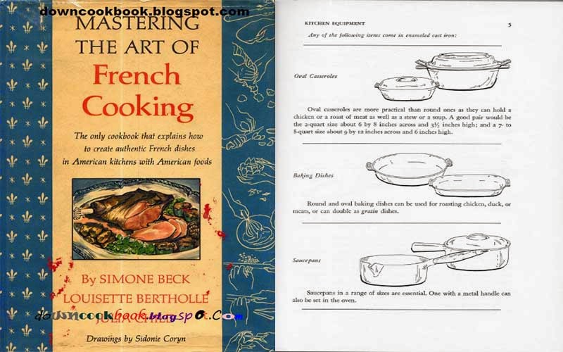 MASTERING THE ART OF FRENCH COOKING DOWN COOK BOOKS