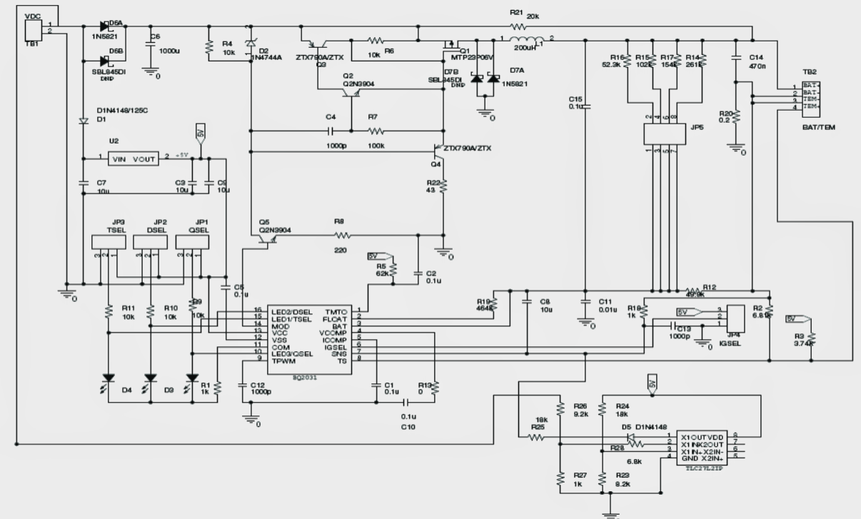 MPPT Lead Acid Battery Charger Circuit Electronic Circuit Projects