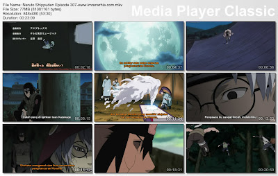 Download Film / Anime Naruto Episode 307 "Memudar dalam Sinar Bulan" Shippuden Bahasa Indonesia