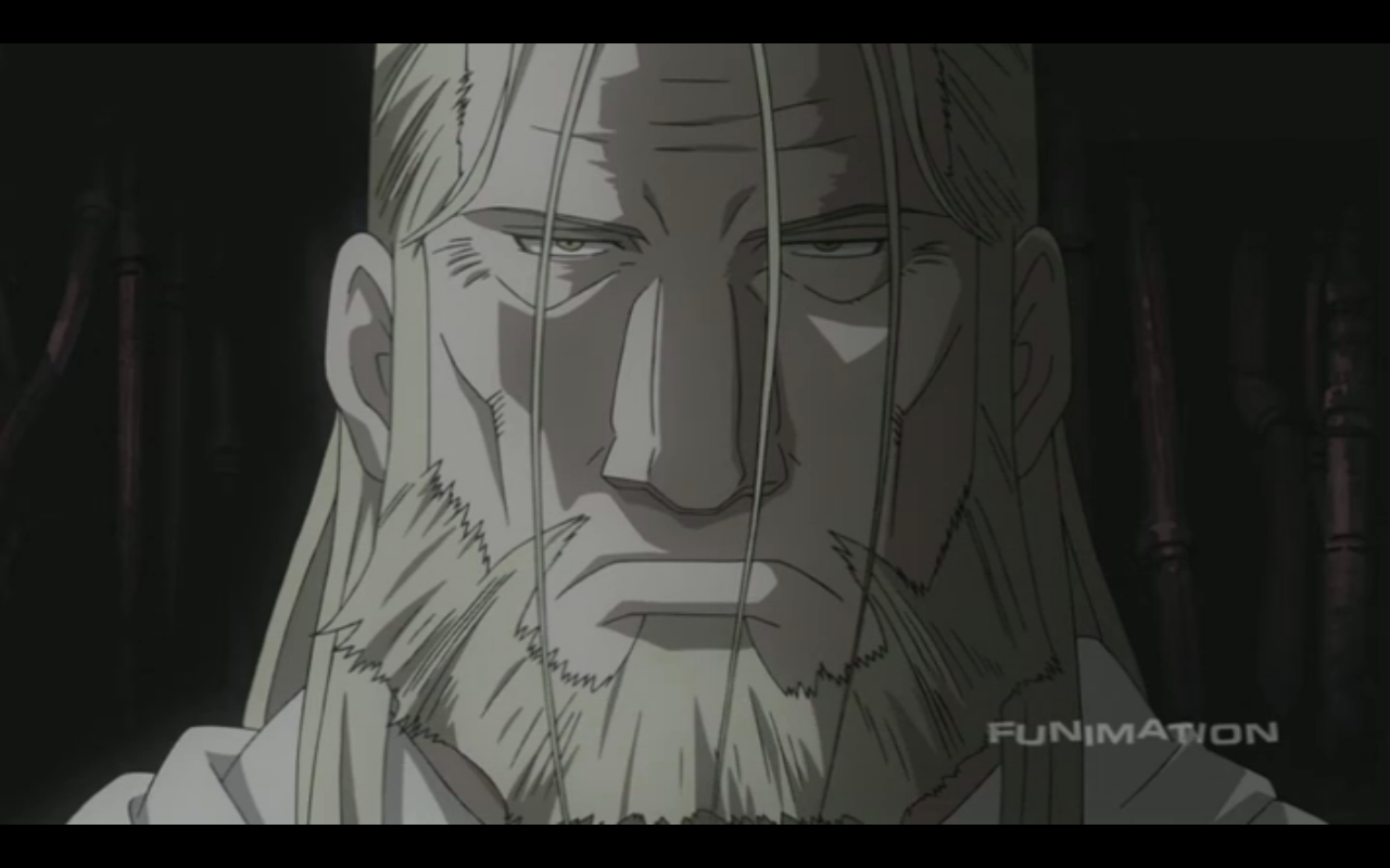 In the Fullmetal Alchemist: Brotherhood anime, how is the Father