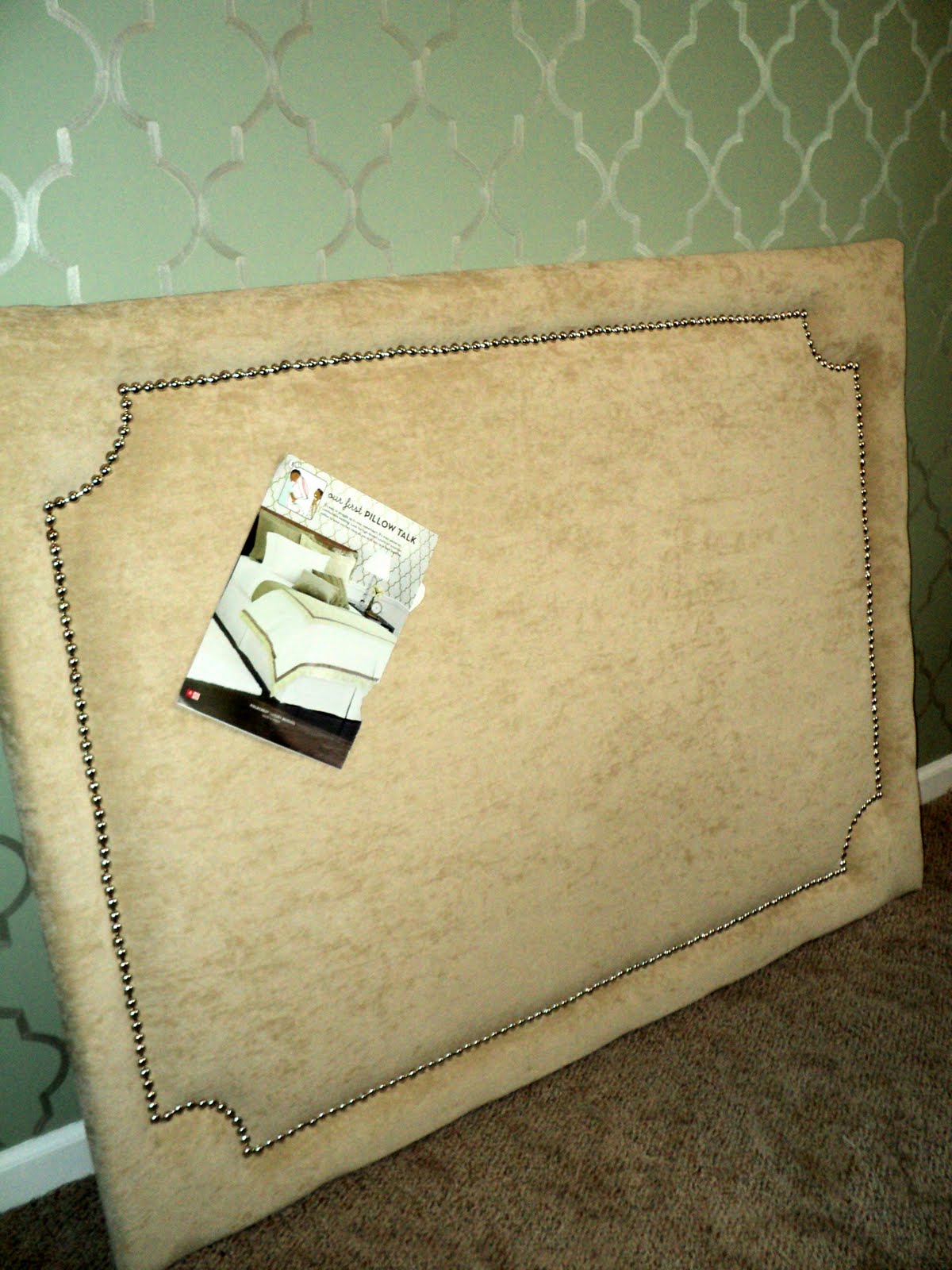 shoestring sophistication DIY Bulletin Board Tutorial
