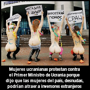 desnudas protestan