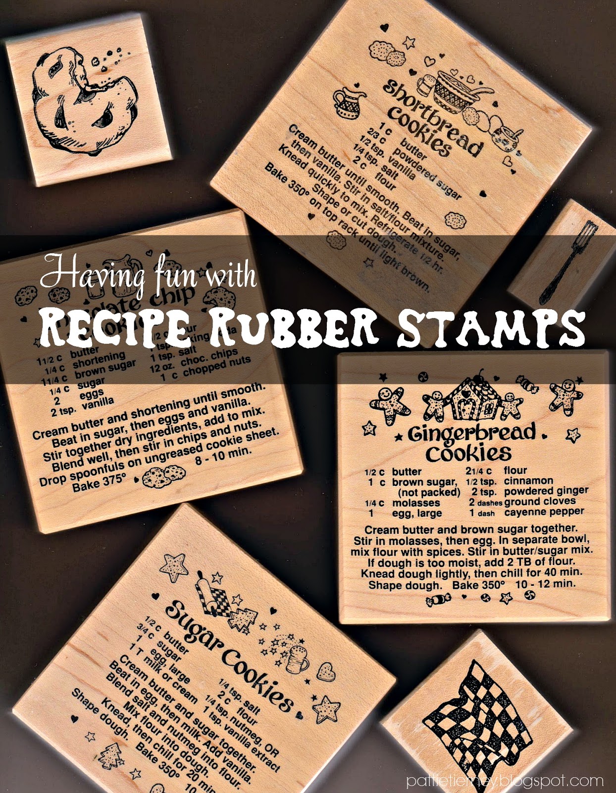 OllaPodrida Recipe Rubber Stamping