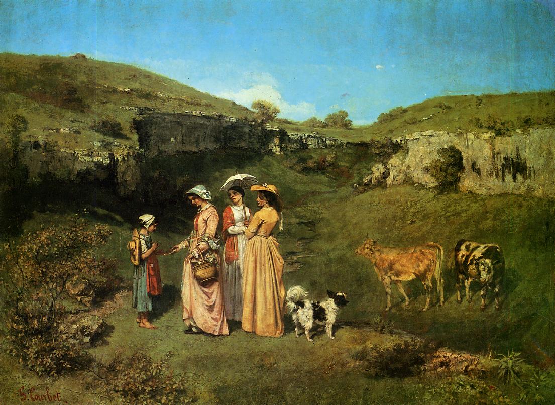 tableau la rencontre courbet