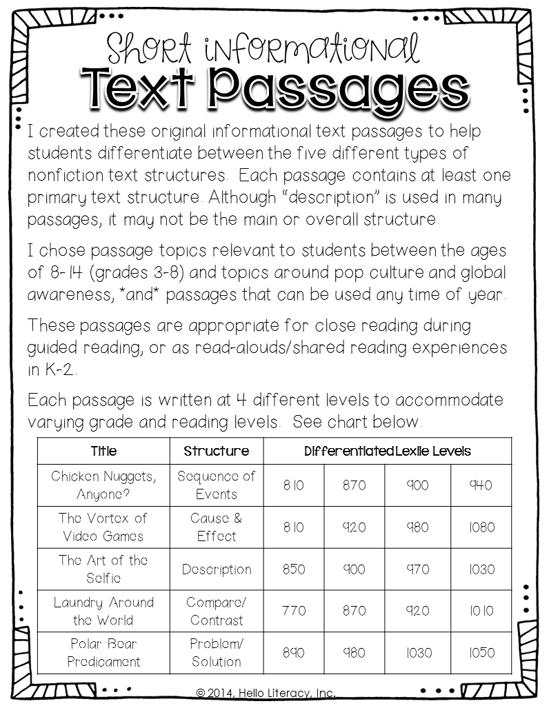 Worksheets Text Structures Worksheet text structure worksheets 4th grade 100 images identifying hello literacy