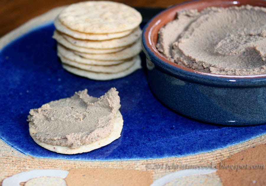 Christine Cooks Recipe for Simple Chicken Liver Pâté Using Crème Fraîche