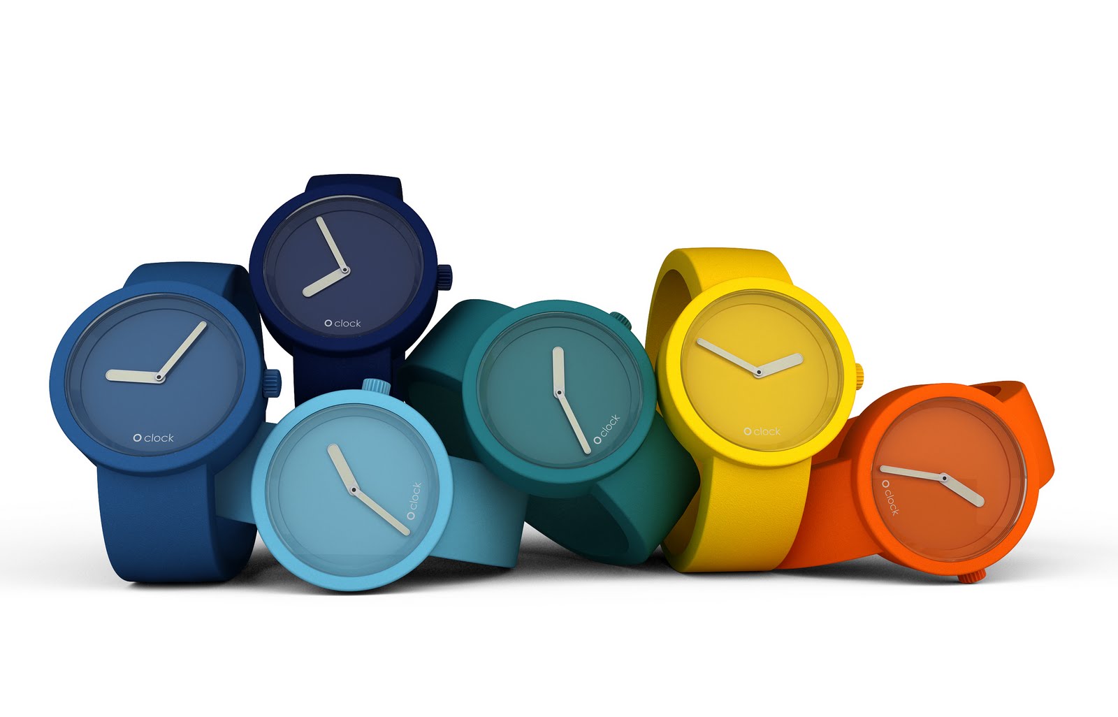 o clock watch by fullspot.it — interchangeable faces and straps to mix