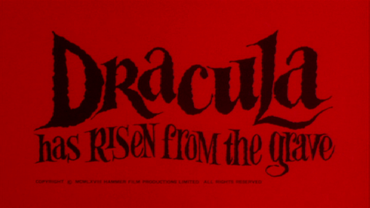 DRACULA HAS RISEN FROM THE GRAV...