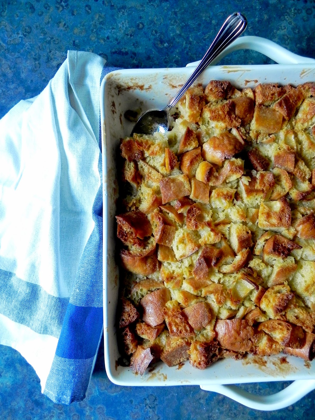 The Rosiest Cheeks Ciabatta Bourbon Bread Pudding