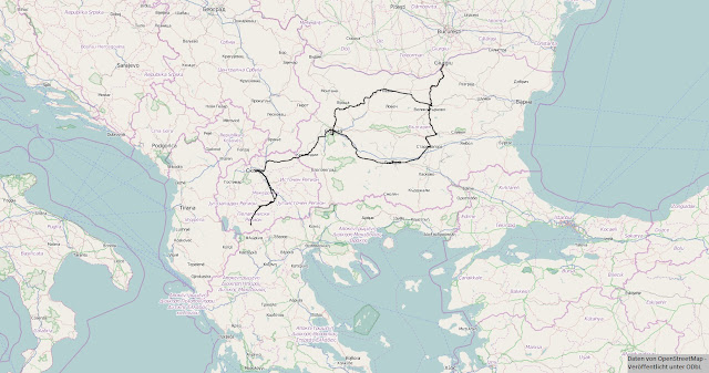 Karte Mazedonien Bulgarien