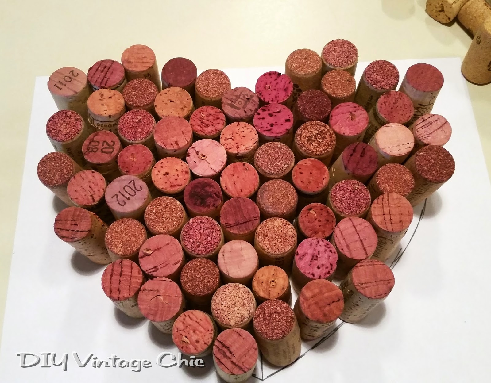 DIY Vintage Chic DIY Valentine's Day Wine Cork Hot Plates FAIL