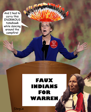 Elizabeth Warren's Awesome Credibility as a Serious Candidate!  (Photoshop)