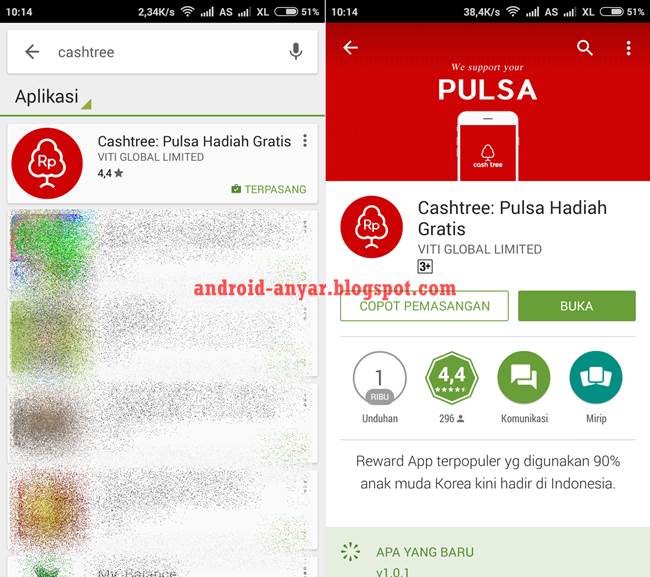 Cashtree: Pulsa Hadiah Gratis