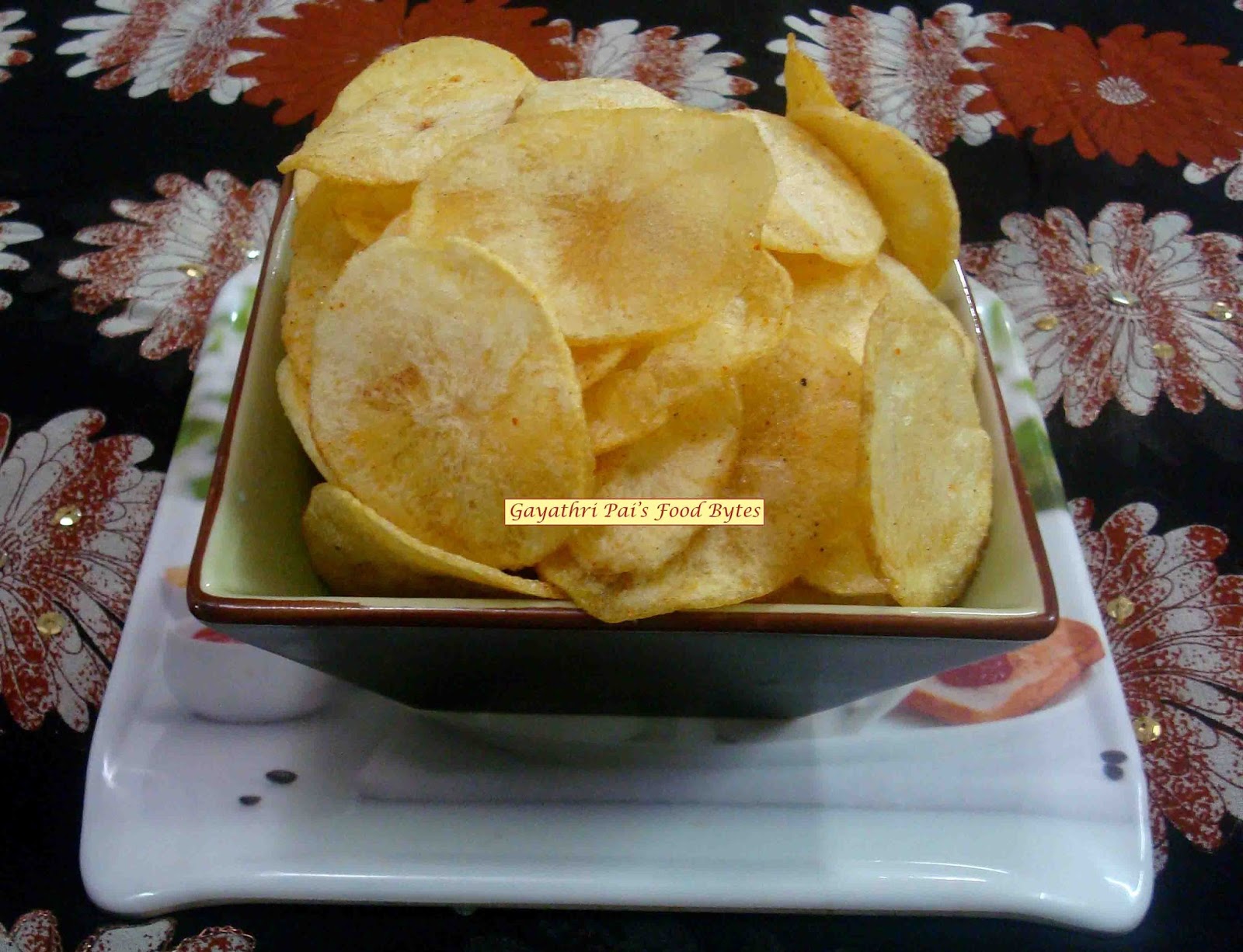 Gayathri Pai's Food Bytes Potato Wafers.