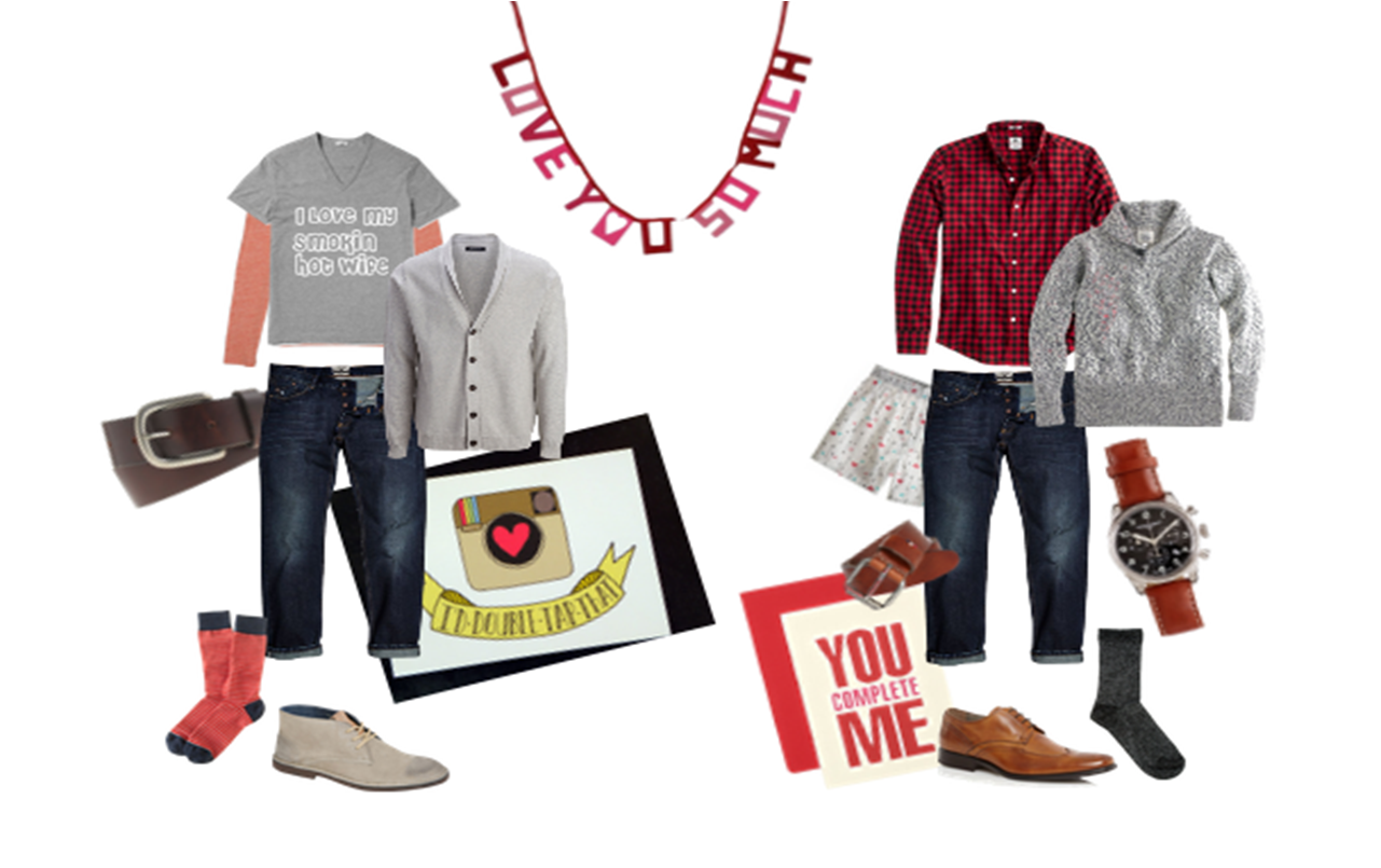 {Jessica Stout Design} Valentine's Day Outfits...For Him + Her