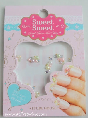 Etude House Sweet Sweet nail stone pastel pearls 