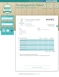 Free Invoice Generator By Invoice at Once