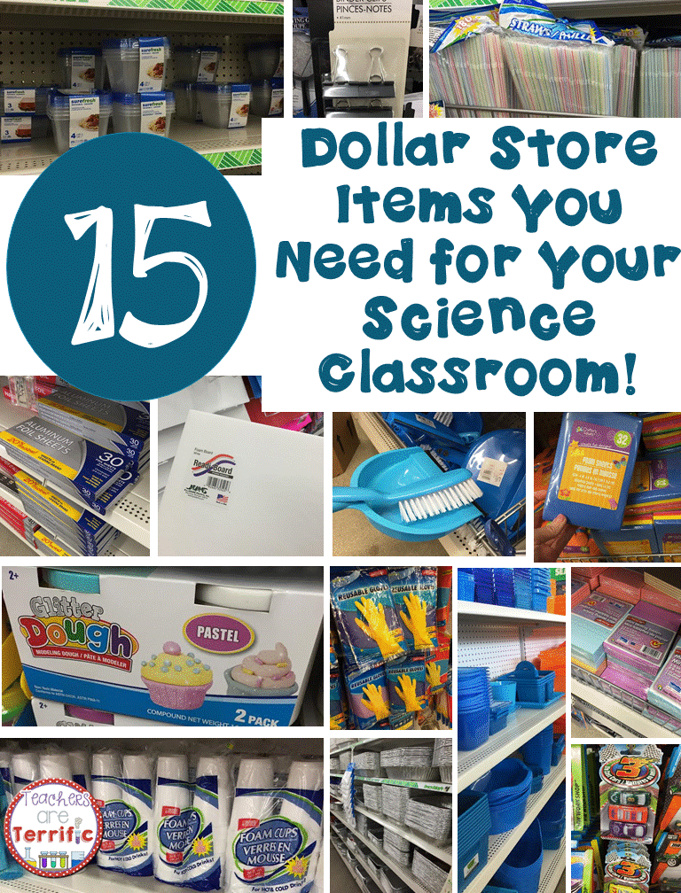 Teachers Are Terrific! 15 Items You Need from the Dollar Store for STEM