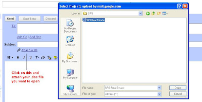 Attach File in Gmail