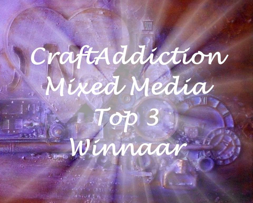 Craft Addiction Mixed Media Challenge - March 2018