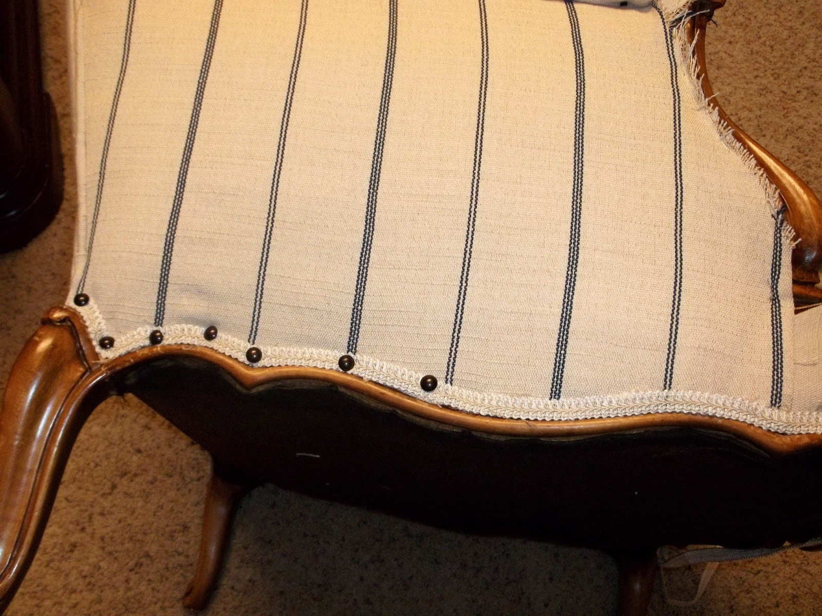 SimplyLinen DIY Upholstered Wing Chair