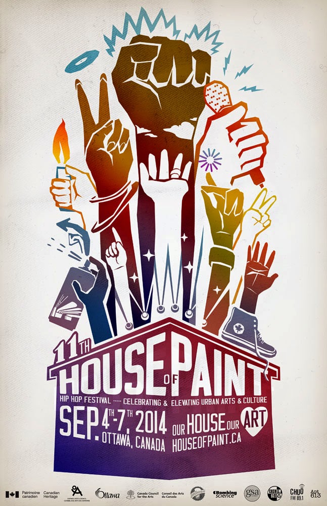 "The Nostalgia King" House of Paint Festival, Ottawa Canada