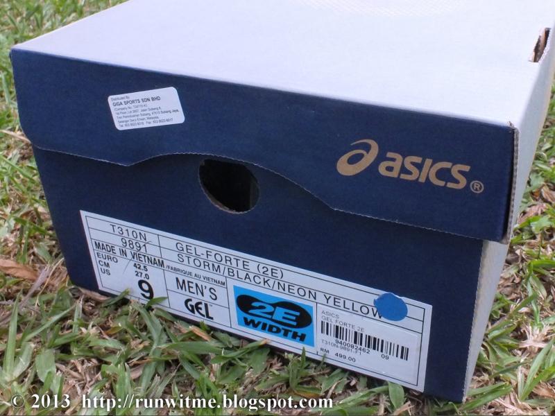 asics gel forte 2e test