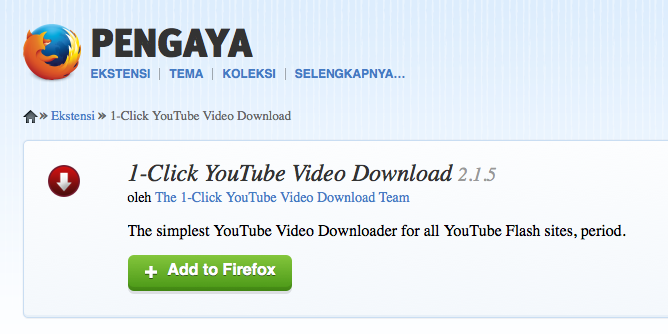 Add Ons Mozilla Untuk Download Youtube Add Ons Mozilla Untuk Download Youtube