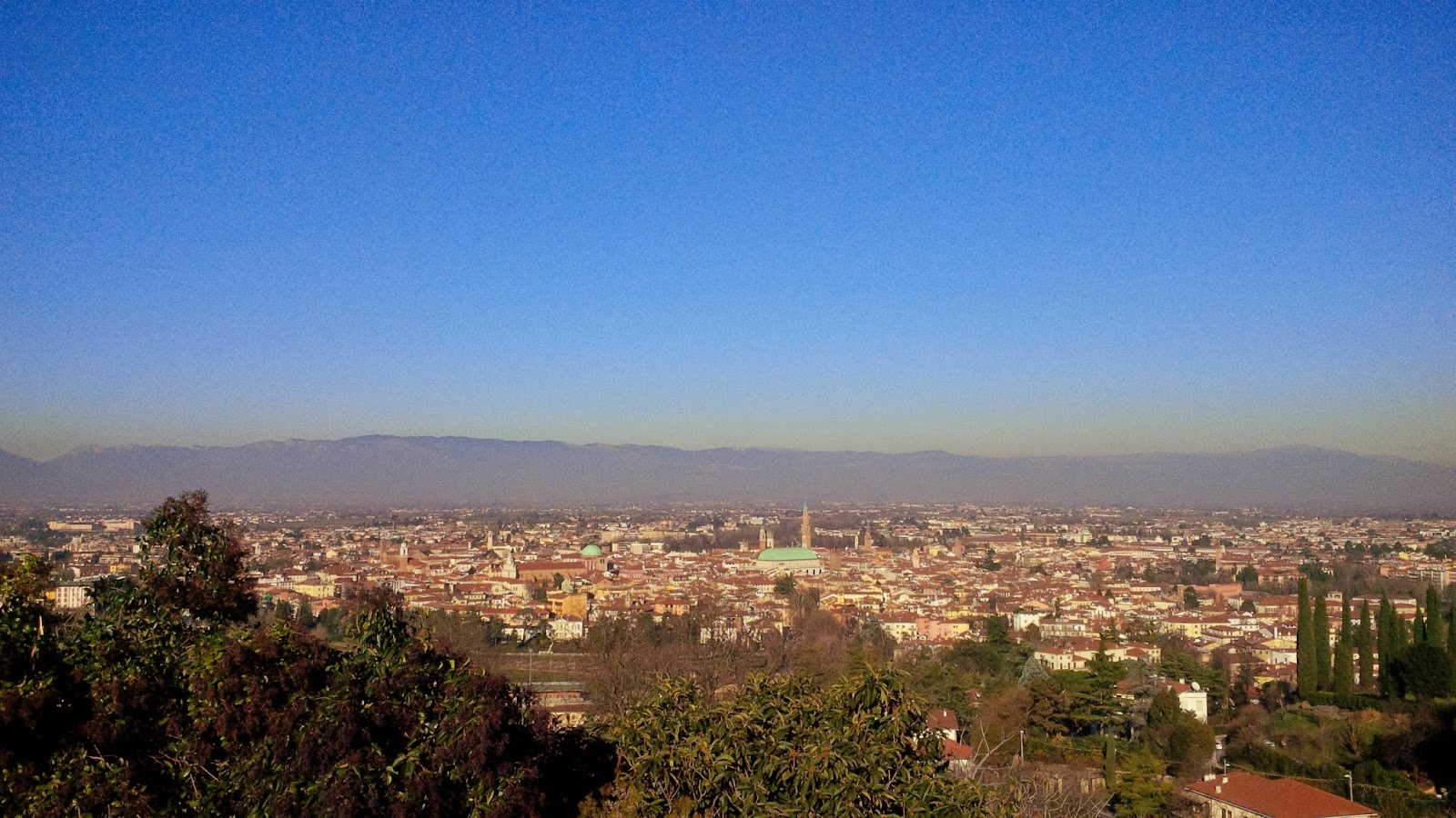 Vicenza seen from Monte Berico