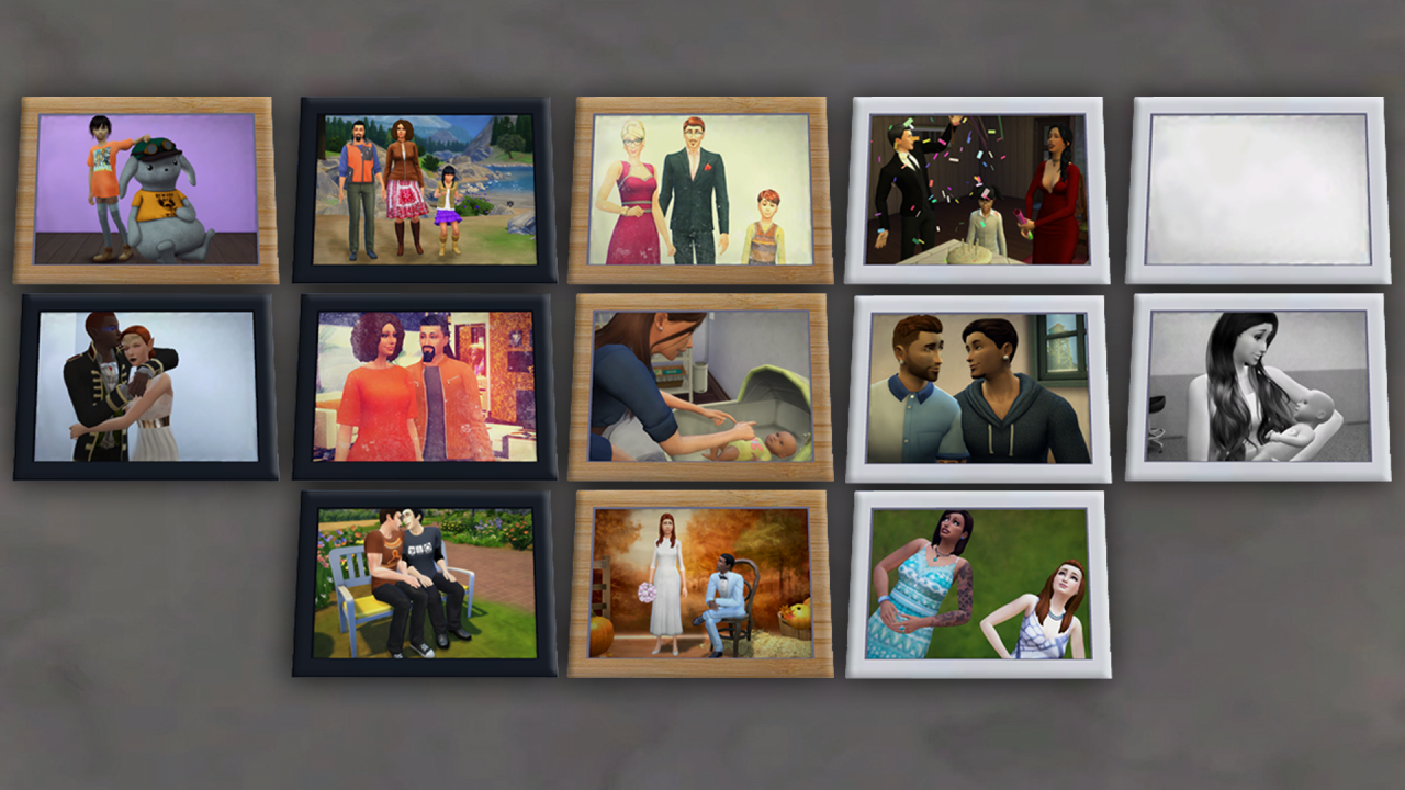 My Sims 4 Blog Gregor Set Frames Clutter Part One by KiwiSims4