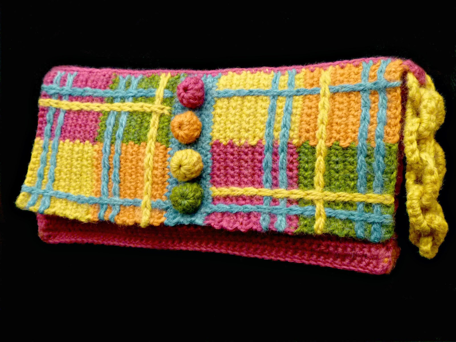 ... runway crochet book is the plaid wristlet purse this purse evolved so