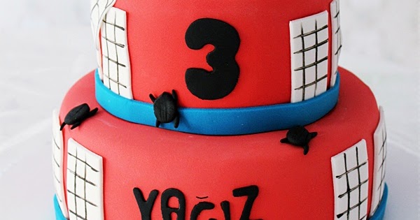 TATLI HAYAT PASTA TASARIM SPIDERMAN PASTA VE KURABİYELERİ