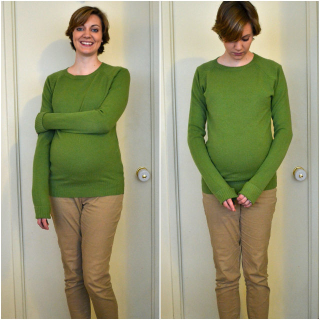 Maternity Sweater Refashion Heather Handmade