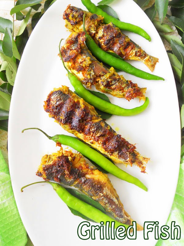 Grilled Fish Recipe (Kerala stylegreen chilli masala). Cooking Is Easy