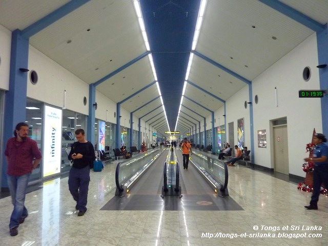 Aeroport de Colombo au Sri Lanka