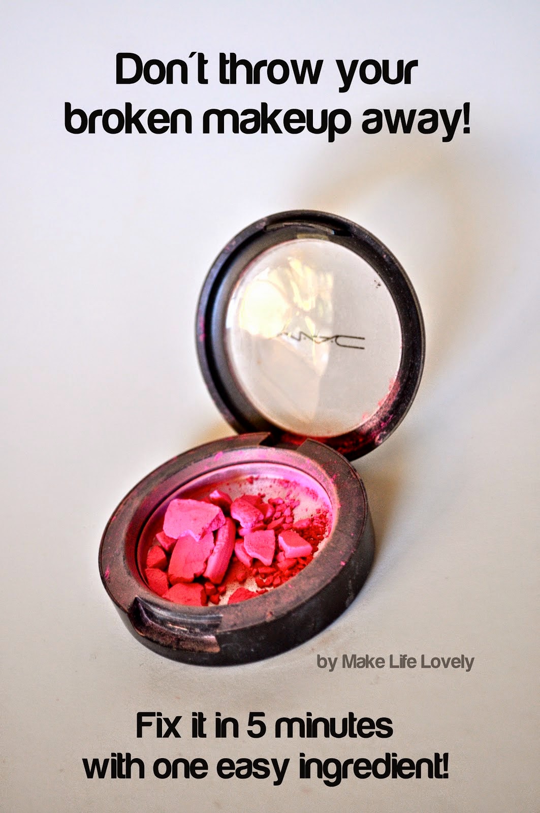 How to Fix Any Broken Powder Makeup! The Idea King