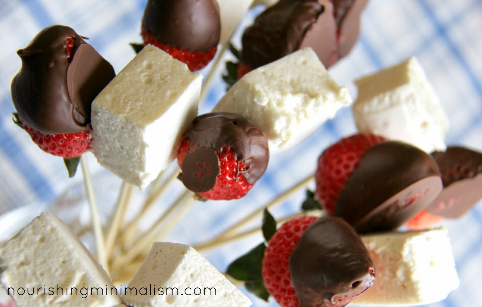Chocolate Covered Strawberry and Marshmallow Bouquet Nourishing