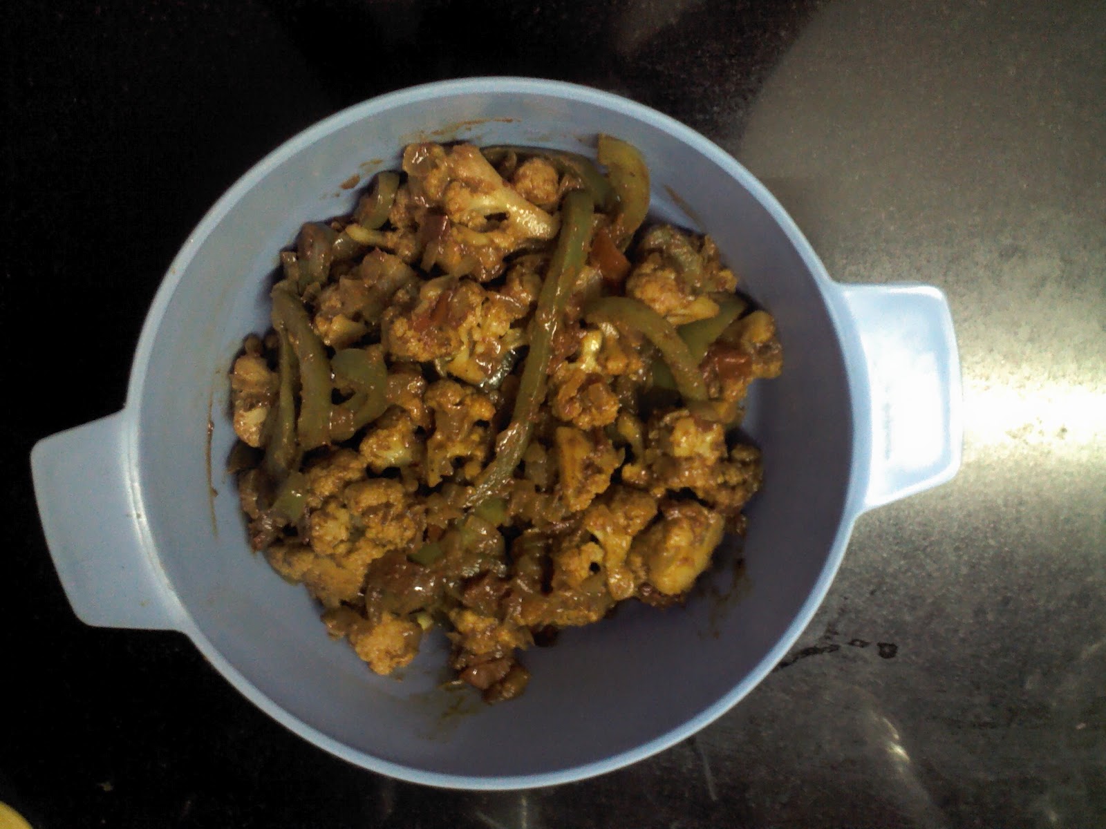 Nimmy's Kitchen Gobi Capsicum Bhaji