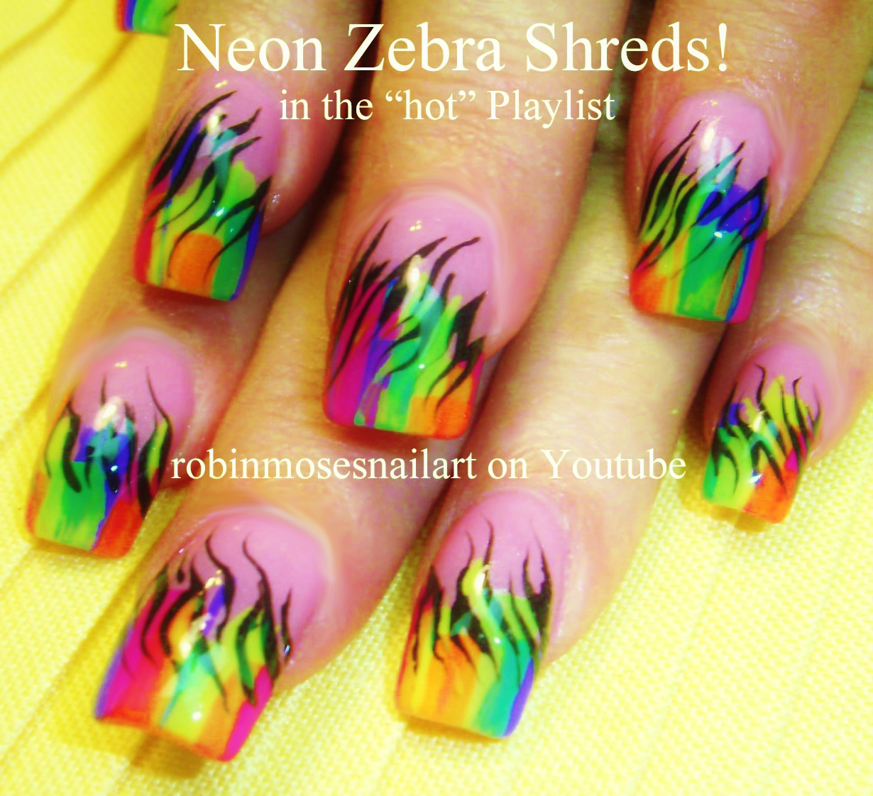 Neon Nail Art Designs
