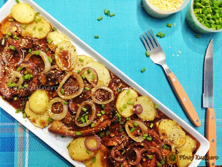Pork Bistek Tagalog (Filipino-Style Pork Steak) | Pinoy Kusinero